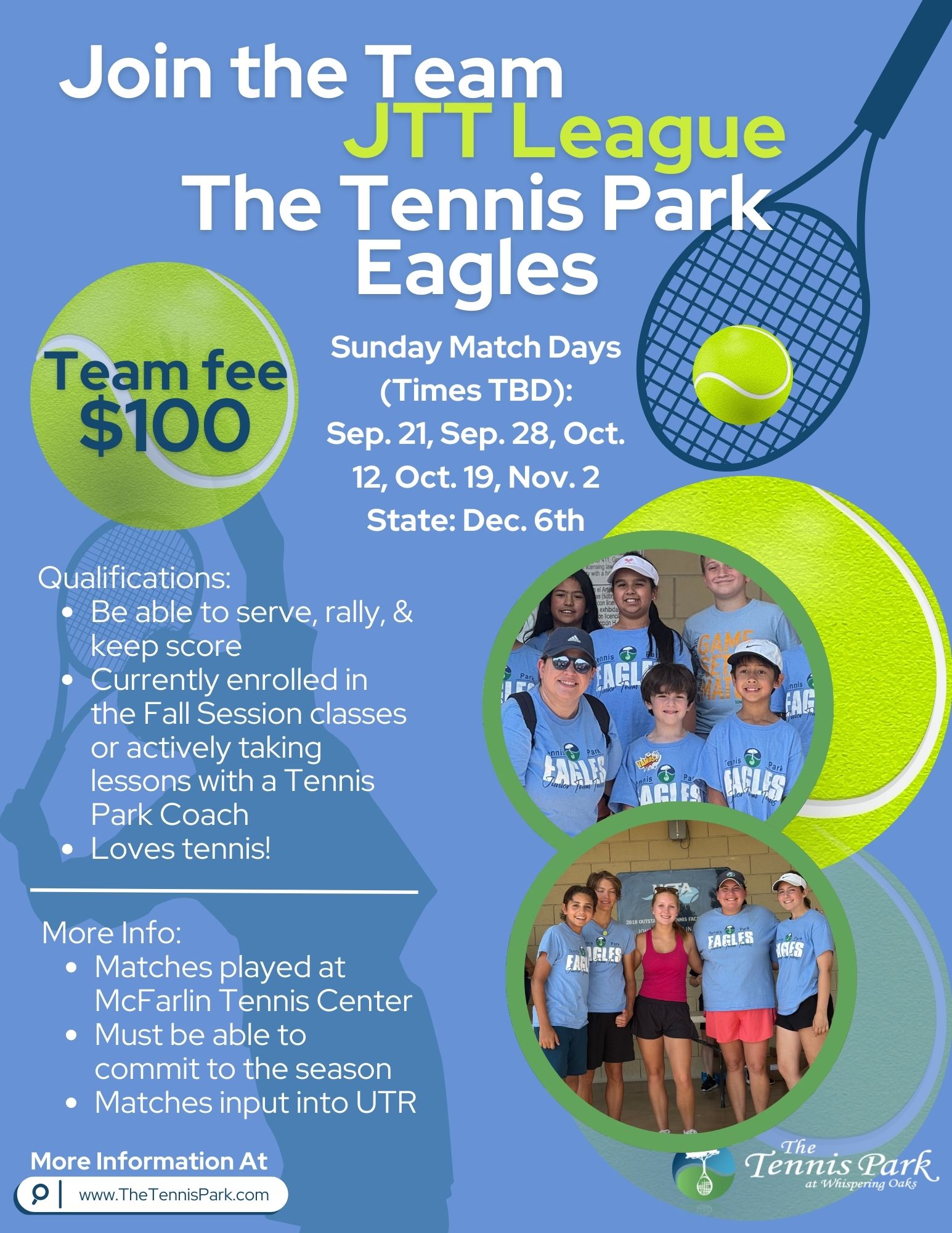1 junior tennis tournament