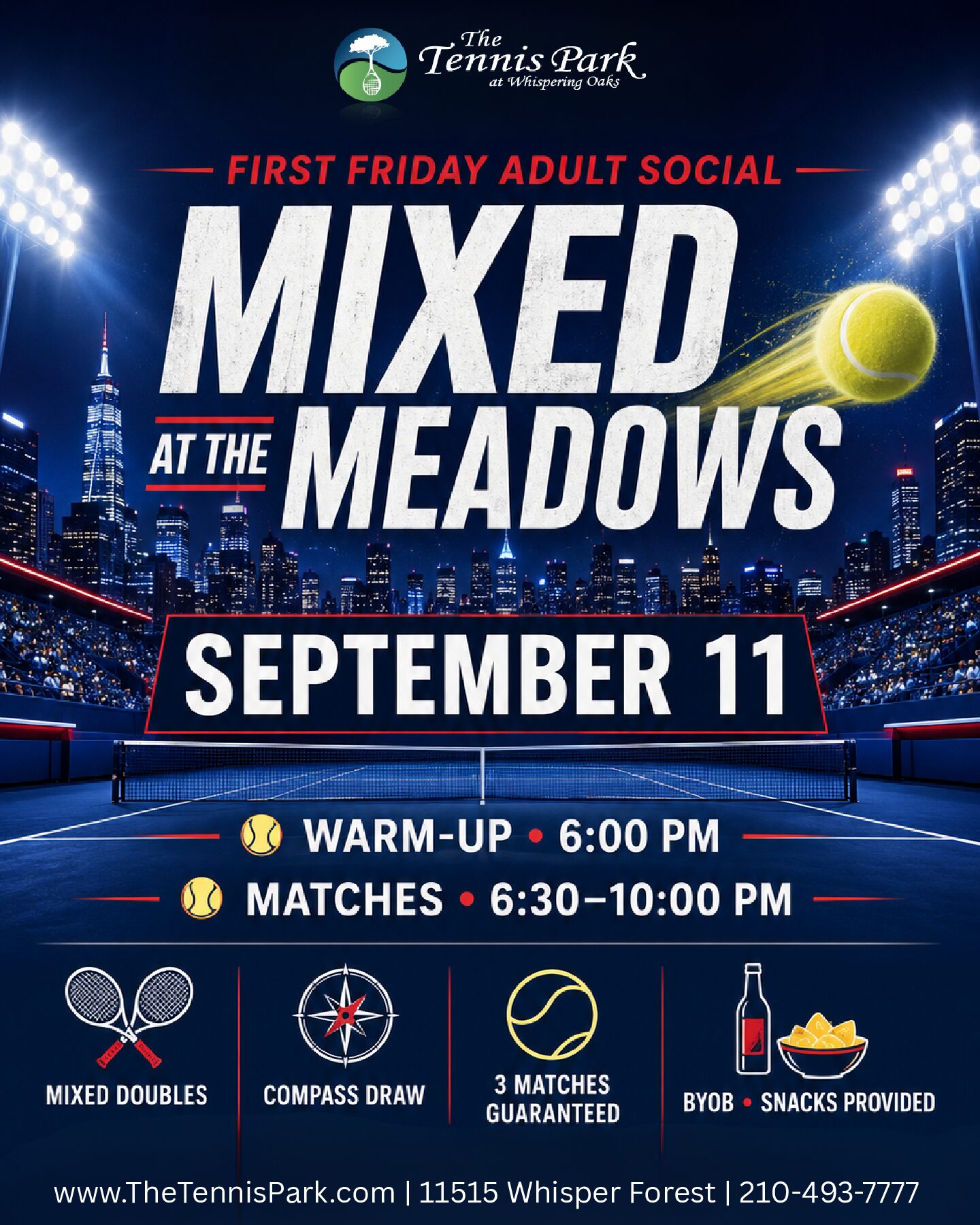adult tennis social